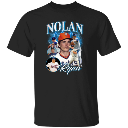 G500 5.3 oz. T-Shirt Nolan Ryan Collage 90's Vintage T-Shirt