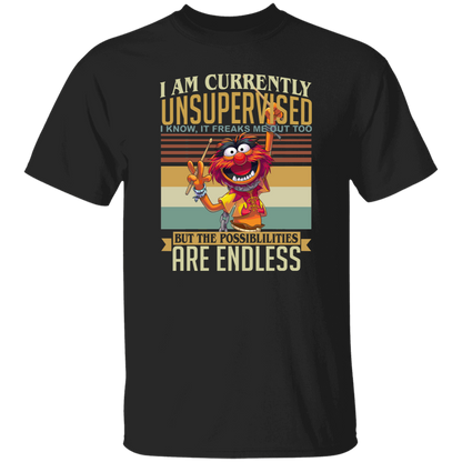 Muppet Show I Am Currently Unsupervised Vintage T-Shirt