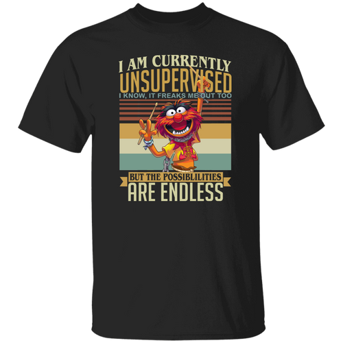 Muppet Show I Am Currently Unsupervised Vintage T-Shirt