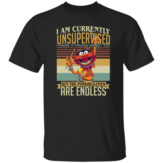 Muppet Show I Am Currently Unsupervised Vintage T-Shirt