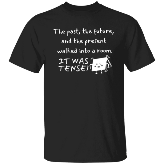 The Past The Future And The Present Walked Into A Room Teacher Vintage Unisex  T-Shirt - letter