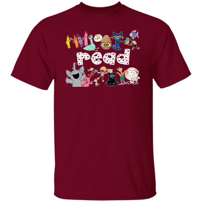 Read Children's Books Teacher T-Shirt - lapicta