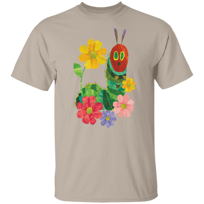 Flowers And The Very Hungry Caterpillar Teacher  T-Shirt - CDCraft