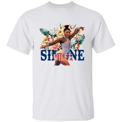 Simone Biles Floral Vintage T-Shirt - ID05082410