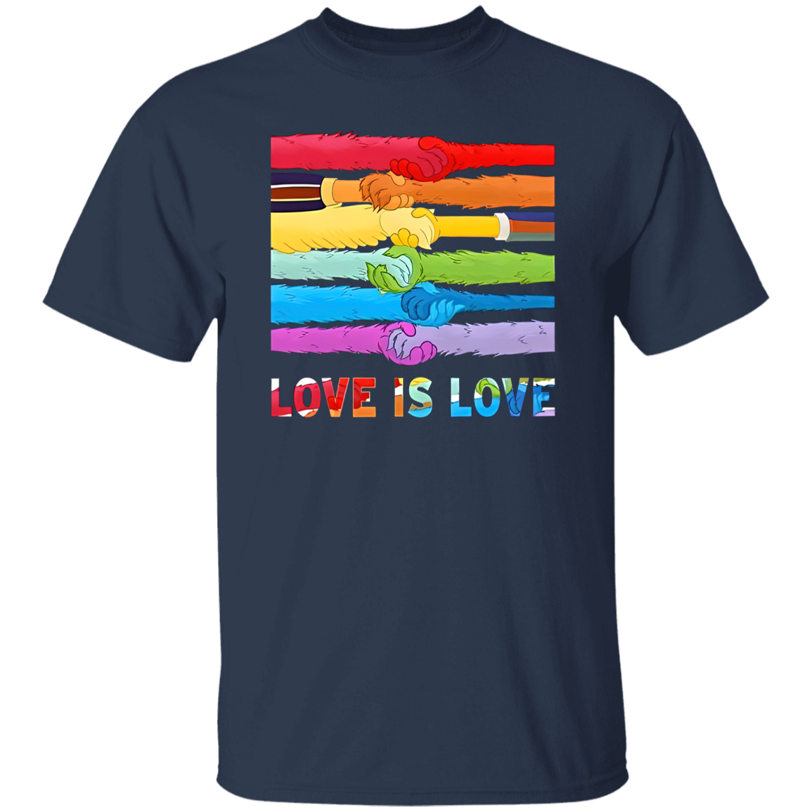 Lgbt Pride Love Is Love The Muppet Sesame Street Gay Pride T-Shirt