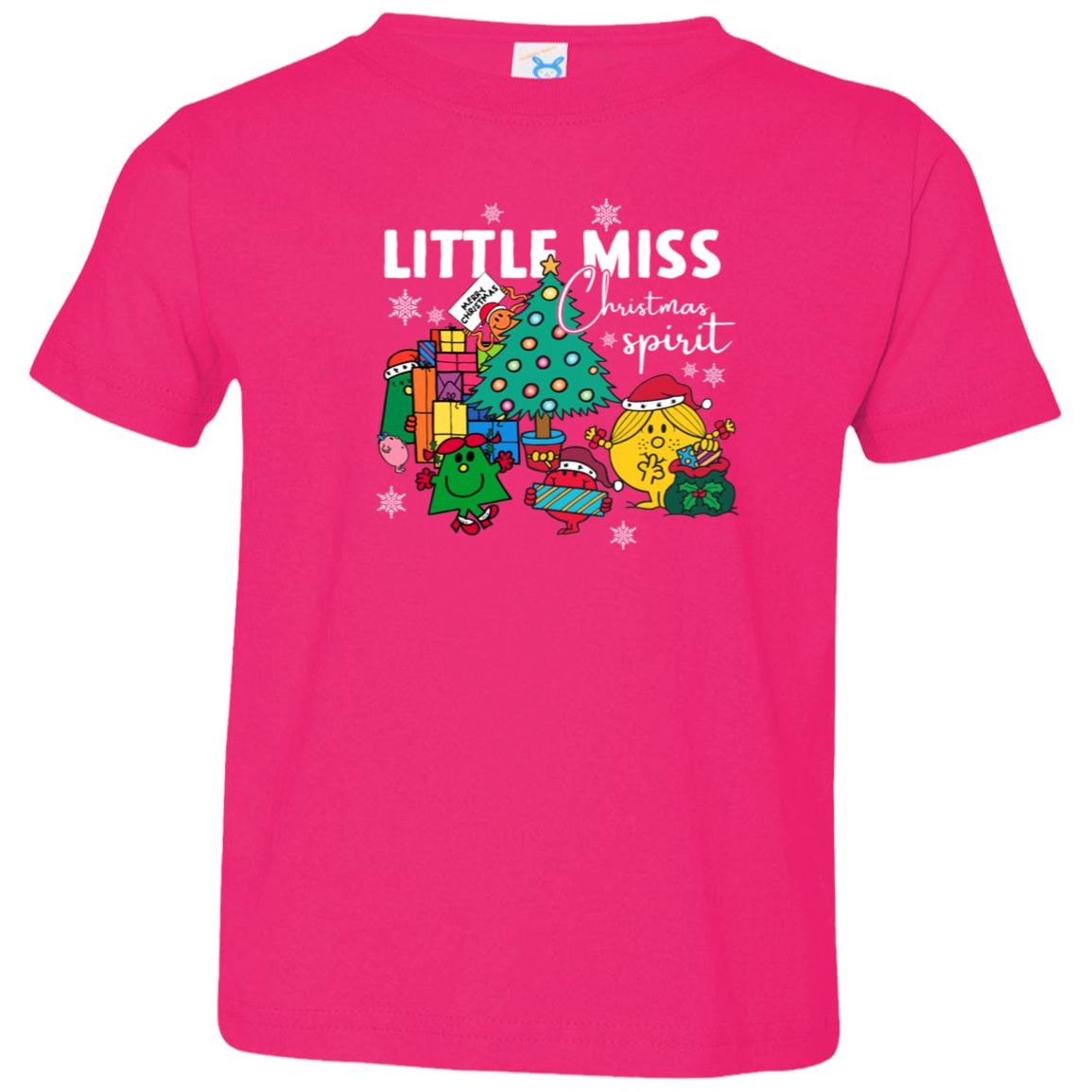 Little Miss Christmas Teacher Vintage 3321 Toddler Jersey T-Shirt - letter