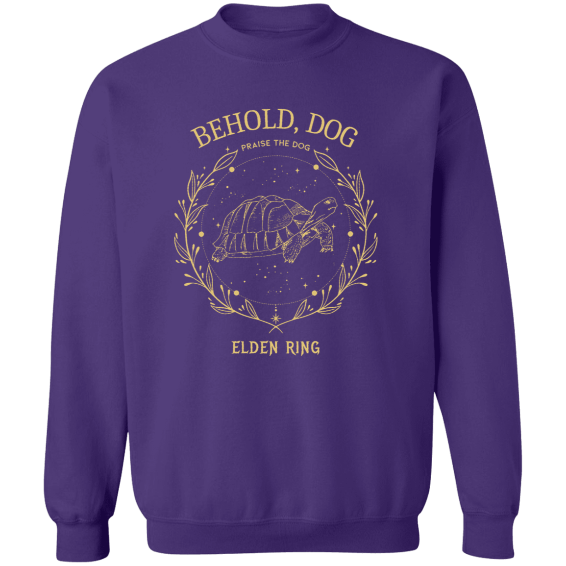 Behold Dog Elden Ring Crewneck Pullover Sweatshirt - WS30072401