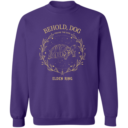Behold Dog Elden Ring Crewneck Pullover Sweatshirt - WS30072401