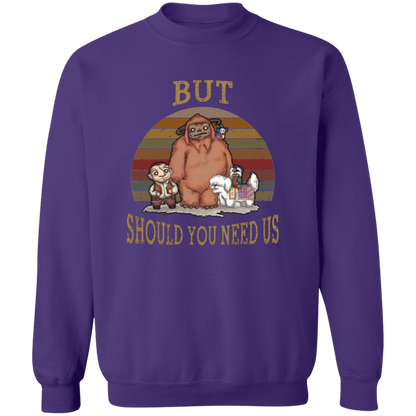 G180 Gildan Crewneck Pullover Sweatshirt But Should You Need Us Ludo Labyrinth And Friends T-Shirt