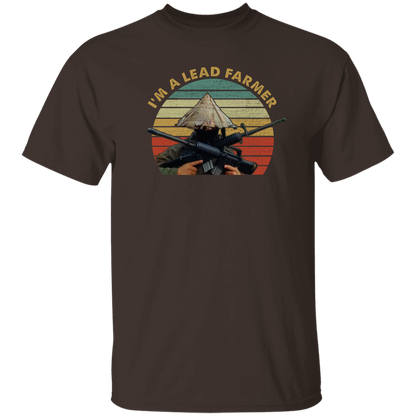 Im A Lead Farmer Vintage Retro Sunset Style Vintage T-Shirt