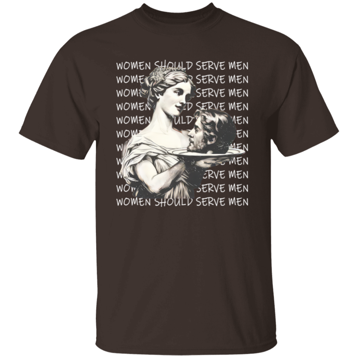 Women Serve Men Vintage T-Shirt - ID12022438