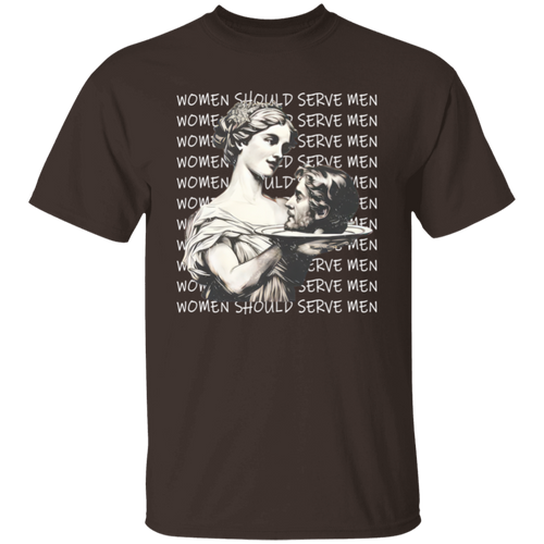 Women Serve Men Vintage T-Shirt - ID12022438