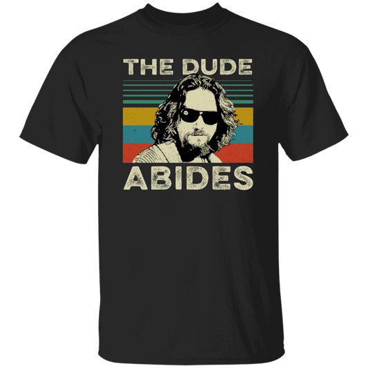 The Dude Abides Vintage T-Shirt, Big Lebowski Shirt, The Dude Shirt, 90s Movie Shirt, Comedy Movie Shirt, Jeff Lebowski ShirtG500 5.3 oz. T-Shirt