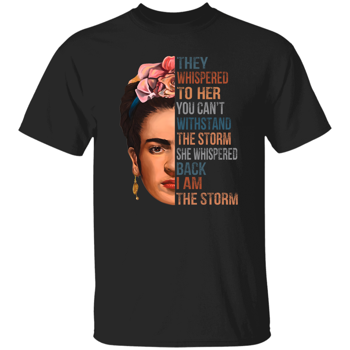 I Am The Storm Frida Kahlo Painter Art Vintage T-Shirt