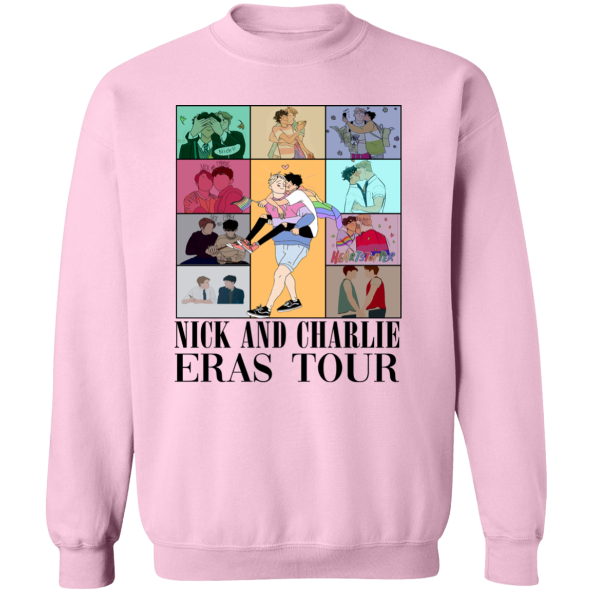 Nick And Charlie Heartstopper Eras Tour Sweatshirt
