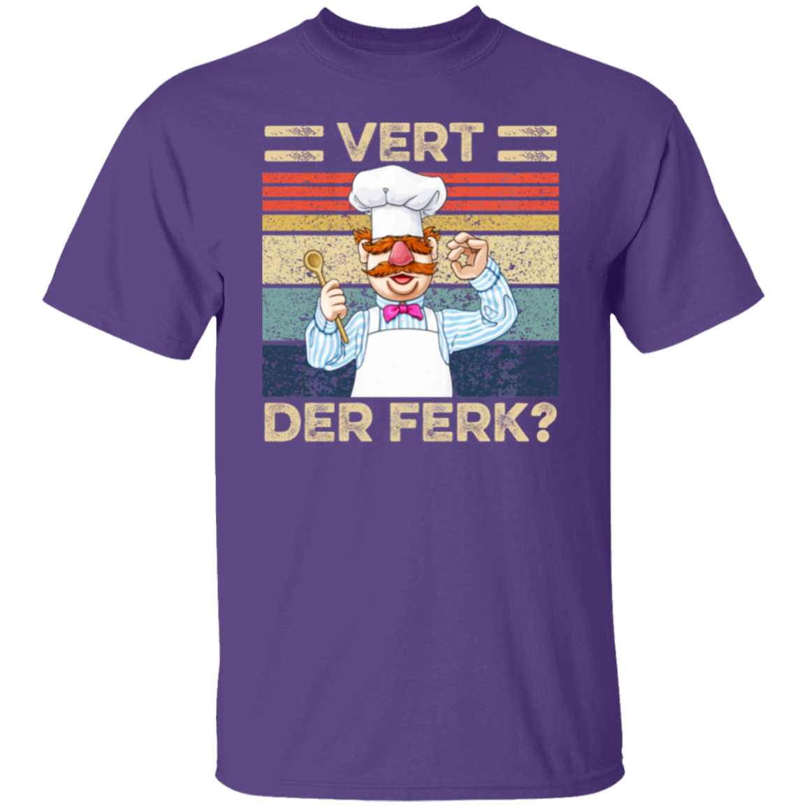 Vert Der Ferk Swedish Chef Retro Vintage  T-Shirt - leleart