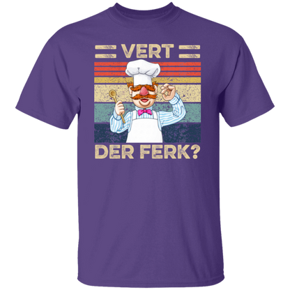 Vert Der Ferk Swedish Chef Retro Vintage  T-Shirt - leleart