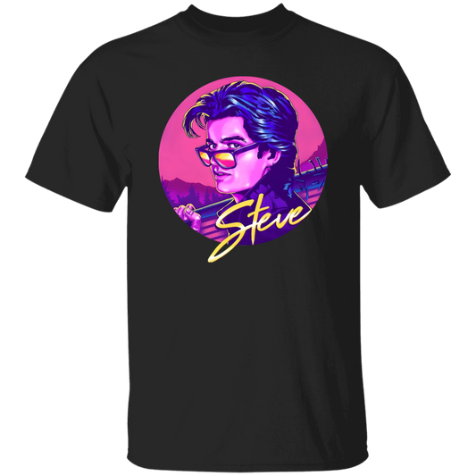 Steve Harrington Joe Keery St4 Retro Art Unisex Vintage T-Shirt, Steve Harrington Shirt, Stranger Things Shirt, Demodog ShirtG500 5.3 oz. T-Shirt