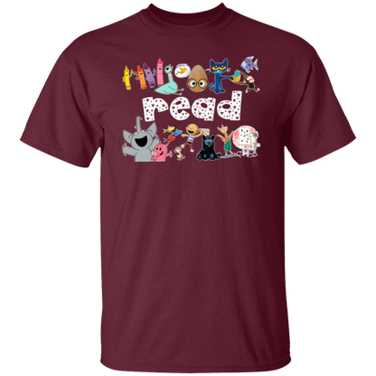 Read Children's Books Teacher T-Shirt - lapicta