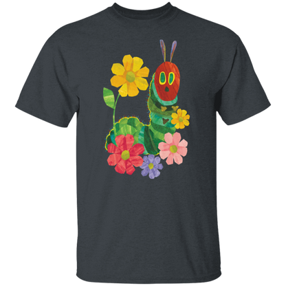 Flowers And The Very Hungry Caterpillar Teacher  T-Shirt - CDCraft