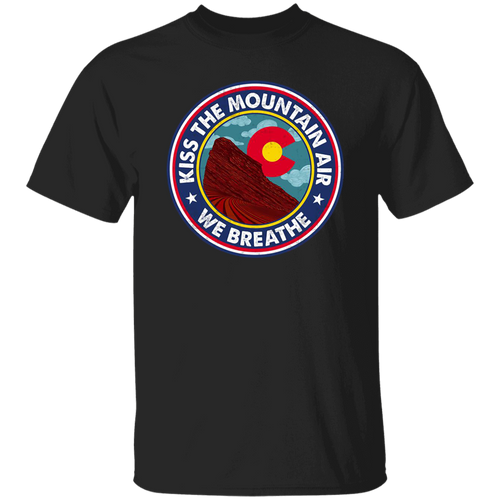 Kiss The Mountain Air We Breathe Red Rocks Amphitheatre Vintage T-Shirt, Widespread Panic Shirt, Funny Gift Tee For You And Your Family	G500 5.3 oz. T-Shirt