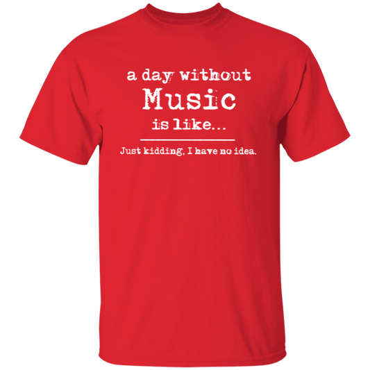 A Day Without Music Is Like Teacher Vintage Unisex T-Shirt - letter