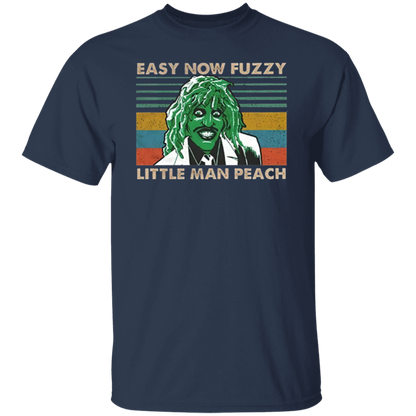 Old Gregg Easy Now Fuzzy Little Man Peach The Mighty Boosh Retro T-Shirt - leleart