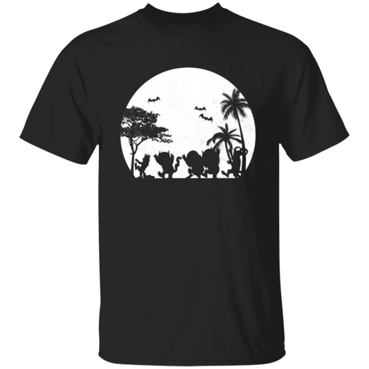 Where The Wild Things Halloween Teacher Vintage Unisex  T-Shirt - letter