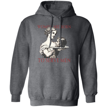 Women Serve Men Vintage Pullover Hoodie - ID21062405