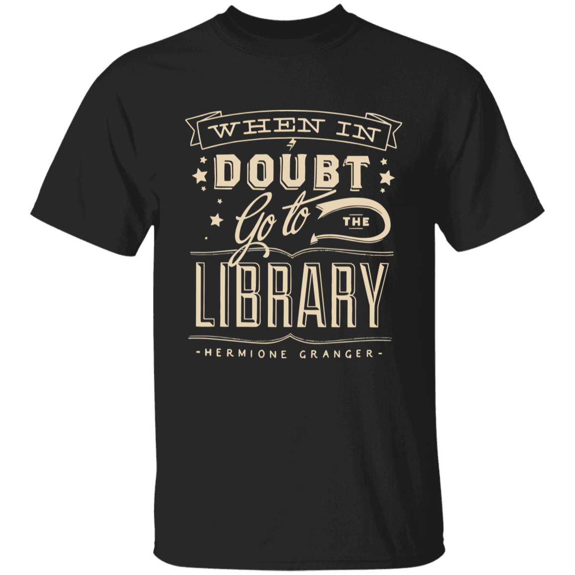 When In Doubt Go To The Library Hermione Granger Teacher T-Shirt - YOUTH