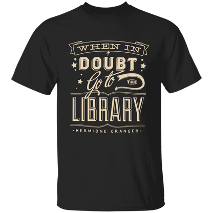 When In Doubt Go To The Library Hermione Granger Teacher T-Shirt - YOUTH