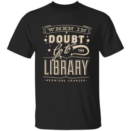 When In Doubt Go To The Library Hermione Granger Teacher T-Shirt - YOUTH