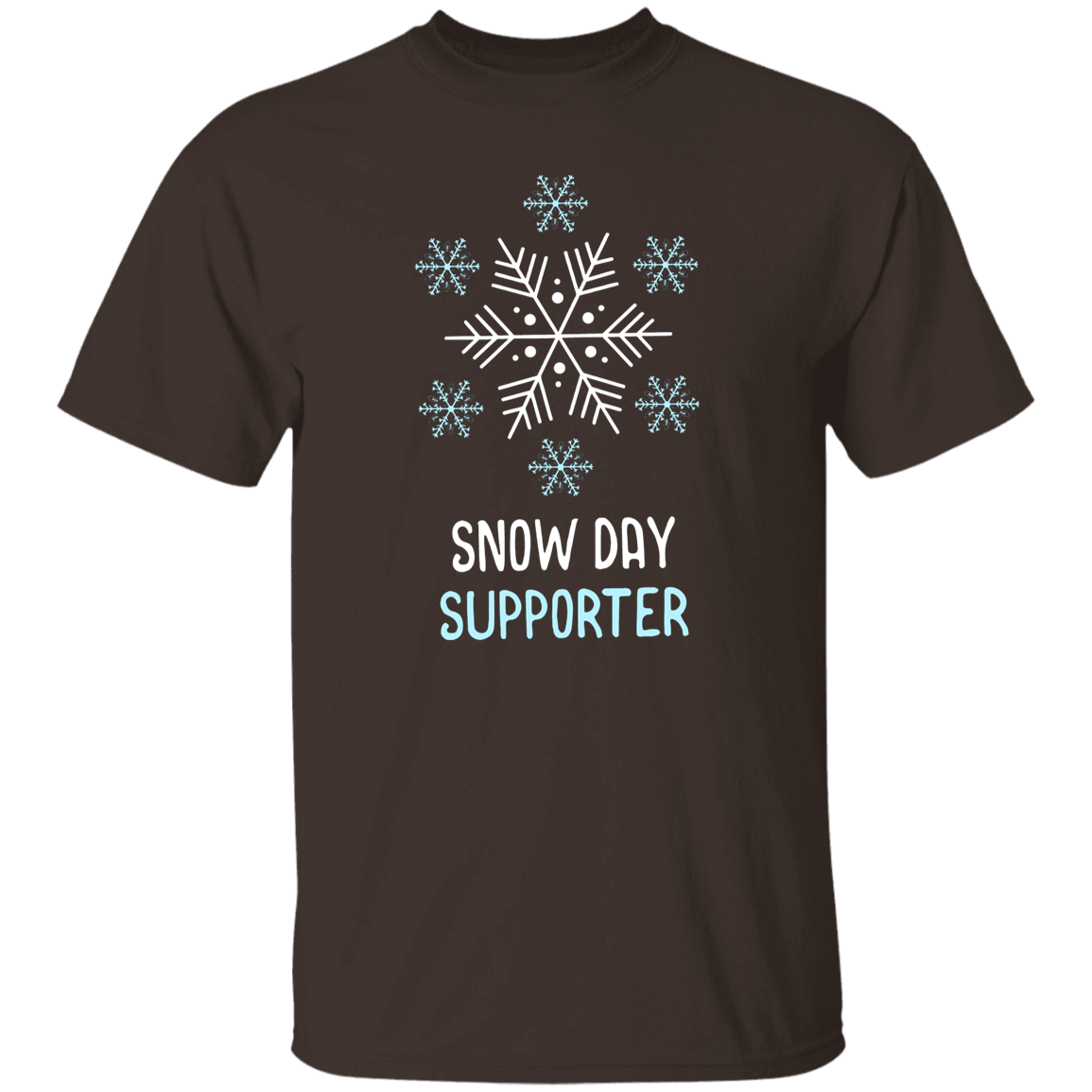 Snow Day Supporter Teacher T-Shirt - lapicta