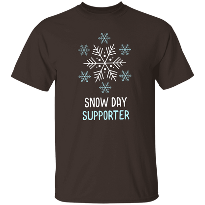 Snow Day Supporter Teacher T-Shirt - lapicta