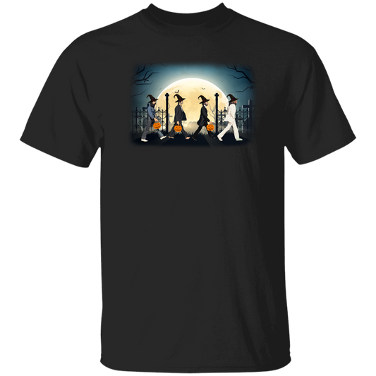 The Beatles Abbey Road Halloween Vintage T-Shirt, Halloween Shirt, The Beatles Shirt, Music Lovers Shirt, Gift Tee For You And Family	 G500 5.3 oz. T-Shirt