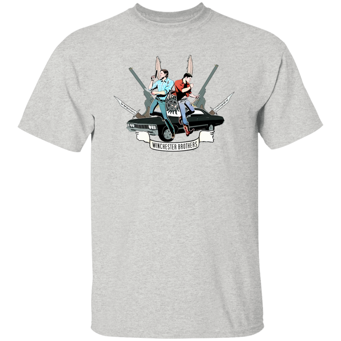 G500 5.3 oz. T-Shirt Winchester Brothers Supernatural T-Shirt