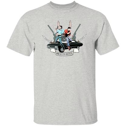 G500 5.3 oz. T-Shirt Winchester Brothers Supernatural T-Shirt