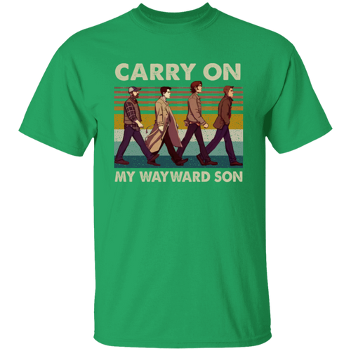 Supernatural Carry On My Wayward Son Abbey Road Vintage Unisex  T-Shirt - lucy - 98033316