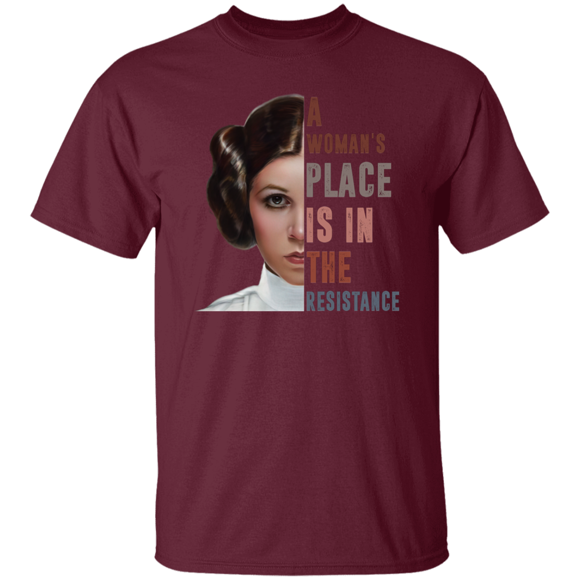 Princess Leia A Woman’s Place Is In The Resistance T-Shirt