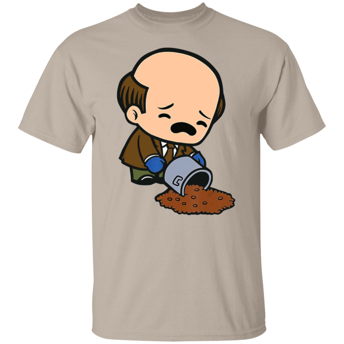 Kevin Spilling Chili Shirt Kevin Malone Chili Office Funny TV Series  T-Shirt - leleart