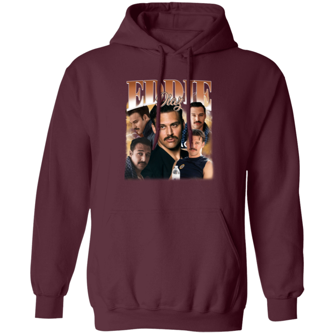 G185 Gildan Pullover Hoodie Eddie Diaz Bootleg Vintage T-Shirt - ID08112405