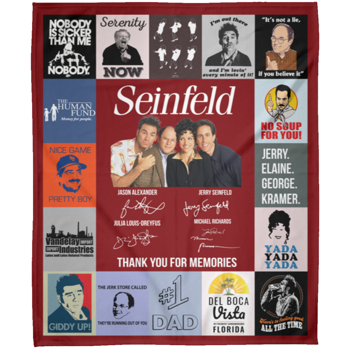 Seinfeld Fleece Blanket, Premium Sherpa Blanket, Jerry Seinfeld Fan Blanket, Seinfeld Blanket, Seinfeld Squad BlanketFLM Arctic Fleece Blanket 50x60