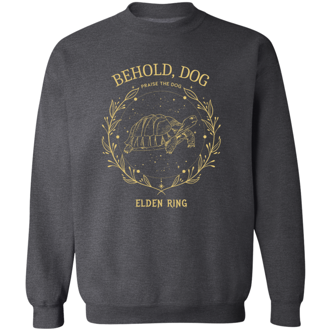 Behold Dog Elden Ring Crewneck Pullover Sweatshirt - WS30072401