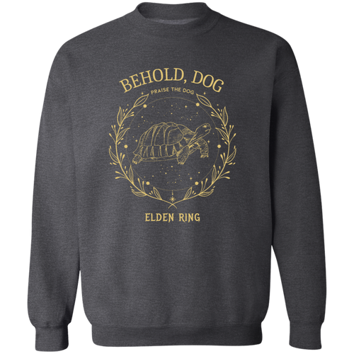 Behold Dog Elden Ring Crewneck Pullover Sweatshirt - WS30072401