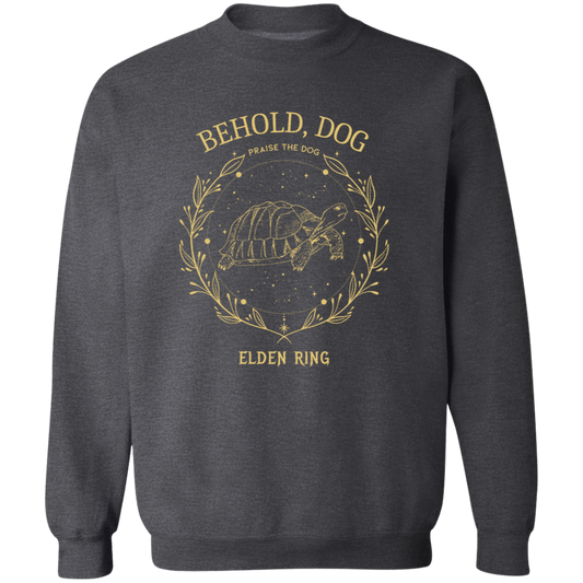 Behold Dog Elden Ring Crewneck Pullover Sweatshirt - WS30072401