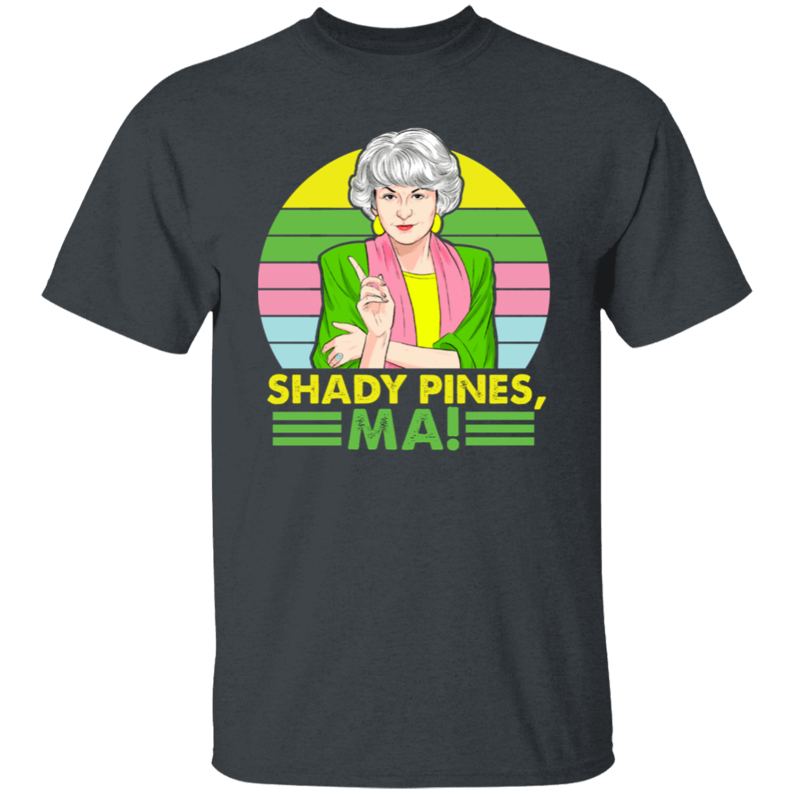 Shady Pines Ma Blanche Funny Gift Idea T-Shirt - leleart