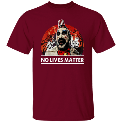 Captain Spaulding No Lives Matter Funny Halloween Costume Vintage T-Shirt - leleart
