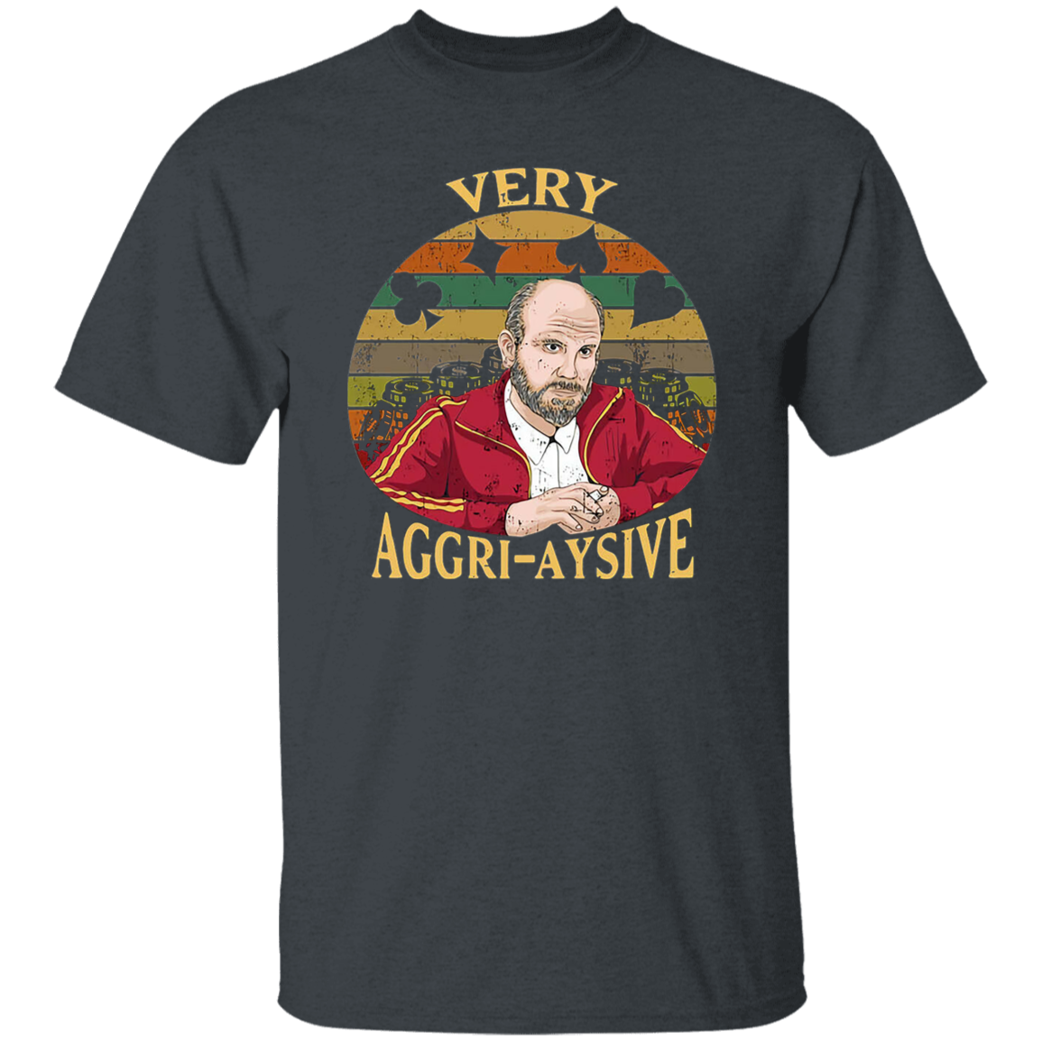 Rounders Teddy Very Aggri Aysive Sunset Vintage T-Shirt - leleart
