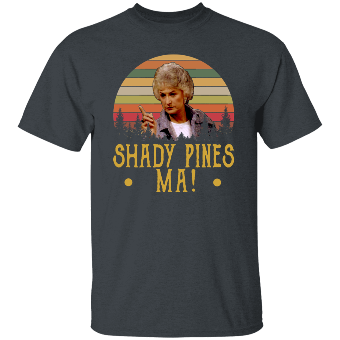 Shady Pines Ma Vintage Retro Vintage T-Shirt