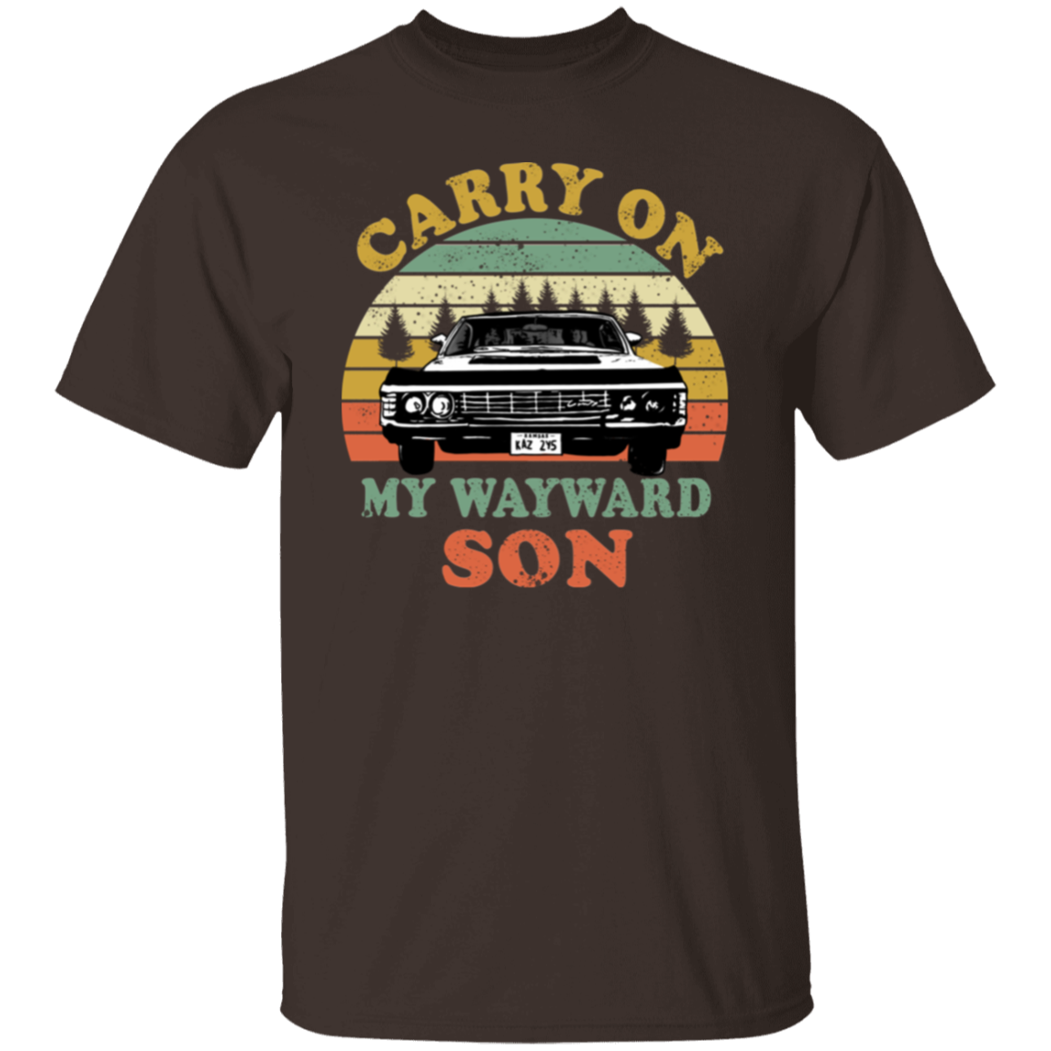 Supernatural Carry On My Wayward Son T-Shirt - leleart